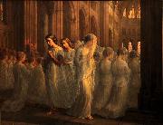 Louis Janmot First communion oil on canvas